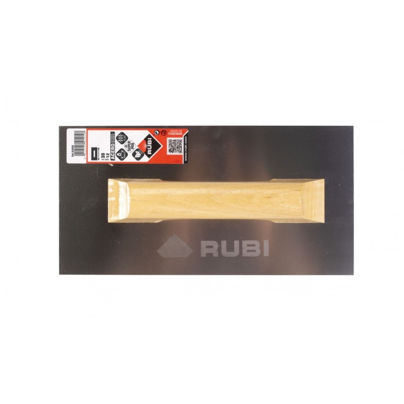 Gletiera dreapta, otel cu maner din lemn, 30cm - RUBI-65950