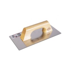 Gletiera dreapta, INOX cu maner din lemn, 30cm - RUBI-65960