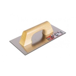 Gletiera dreapta, INOX cu maner din lemn, 30cm - RUBI-65960