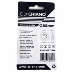 Roata de taiere, cutit taietor "Vidia" carbura tungsten 22x6(mm) cu rulment - CNO-MPT-SW