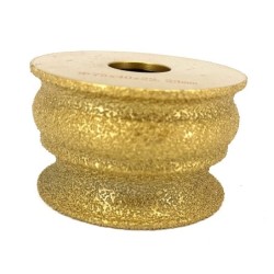 Freza diamantata pentru profilare granit, marmura, gresie, Profil "Continental", 75x22,23 #45- DXDY.FPP.FS1