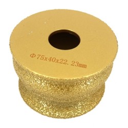 Freza diamantata pentru profilare granit, marmura, gresie, Profil "Continental", 75x22,23 #45- DXDY.FPP.FS1