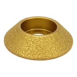 Freza diamantata pentru profilare granit, marmura, gresie, Profil Bizot Jolly, 75x22,23 #45 - DXDY.FPP.BVL15