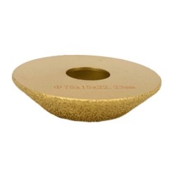 Freza diamantata pentru profilare granit, marmura, gresie, Profil Bizot Jolly, 75x22,23 #45 - DXDY.FPP.BVL15