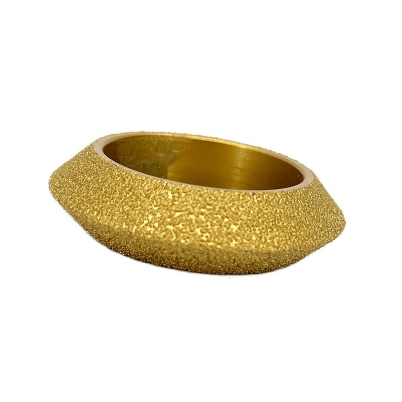 Freza diamantata pentru profilare granit, marmura, gresie, Profil V, 75x22,23 #45 - DXDY.FPP.V1
