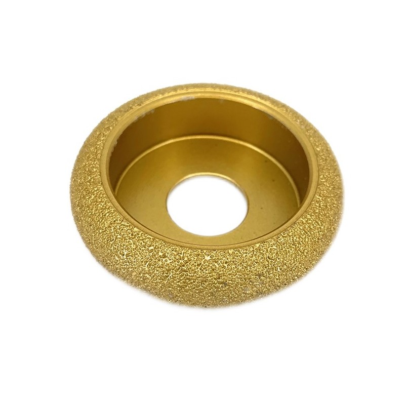 Freza diamantata pentru profilare granit, marmura, gresie, Profil Semicerc Interior, 75x22,23 #45 - DXDY.FPP.C20