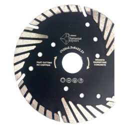Disc diamantat TURBO Premium pentru Granit, Marmura, Piatra 125x22,2 (mm) - Triangle Protect - DXDY.2287.125