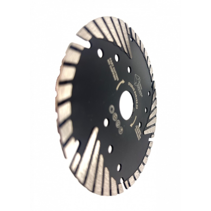 Disc diamantat TURBO Premium pentru Granit, Marmura, Piatra 125x22,2 (mm) - Triangle Protect - DXDY.2287.125