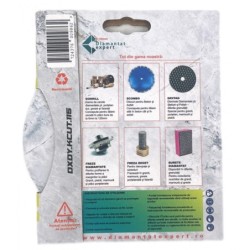 Disc DiamantatExpert KCUT pt. Portelan dur, Placi dure, Ceramica dura, 115x22.2 (mm) Premium - DXDY.KCUT.115