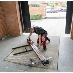 Masina de taiat gresie, faianta 160cm, HIT-1600 Plus RS cu sacosa pt. transport - RUBI-27903