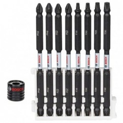 Bosch Set 8 biti duble Impact Control 110 mm, mixt + manson magnetic