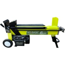 Masina electrica pt. despicat busteni pe orizontala - 6 tone, lung. 52cm, Ø 25cm - Konner & Sohnen - KSB 6THE V 52/25