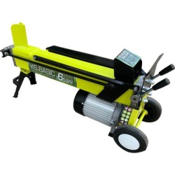 Masina electrica pt. despicat busteni pe orizontala - 6 tone, lung. 52cm, Ø 25cm - Konner & Sohnen - KSB 6THE V 52/25