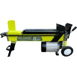 Masina electrica pt. despicat busteni pe orizontala - 6 tone, lung. 52cm, Ø 25cm - Konner & Sohnen - KSB 6THE V 52/25