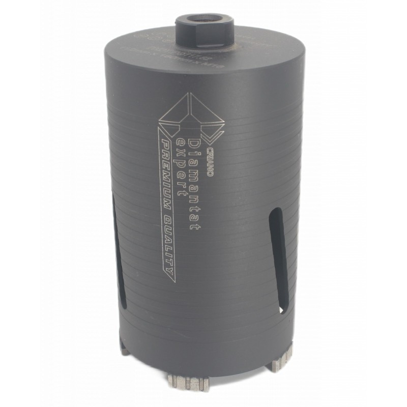 Carota diamantata PREMIUM ø112mm x 180mm x M16 pentru gaurire Beton armat, Zidarie, Granit - DXDY.P0117.112 Carota diamantata PREMIUM ø112mm x 180mm x M16 pentru gaurire Beton armat, Zidarie, Granit - DXDY.P0117.112