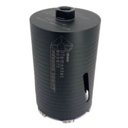 Carota diamantata PREMIUM ø122mm x 180mm x M16 pentru gaurire Beton armat, Zidarie, Granit - DXDY.P0117.122