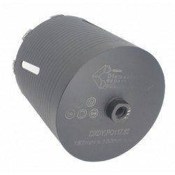 Carota diamantata PREMIUM ø182mm x 180mm x M16 pentru gaurire Beton armat, Zidarie, Granit - DXDY.P0117.182