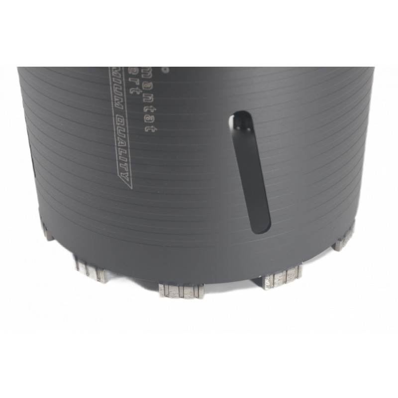 Carota diamantata PREMIUM ø202mm x 180mm x M16 pentru gaurire Beton armat, Zidarie, Granit - DXDY.P0117.202