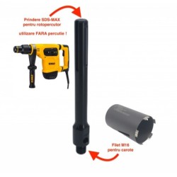 Adaptor carote M16 pentru utilizare la masini cu prindere SDS-MAX - DXDY.117.SDS-MAX