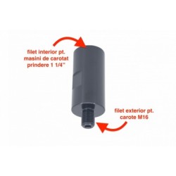 Adaptor carote M16 pentru utilizare la masini cu prindere 1 1/4 " - DXDY.117.114