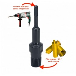 Adaptor carote 1 1/4" pentru utilizare la masini cu prindere SDS-PLUS - DXDY.ADA.SDSPLUS114