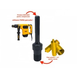 Adaptor carote 1 1/4" pentru utilizare la masini cu prindere SDS-MAX - DXDY.ADA.SDSMAX114