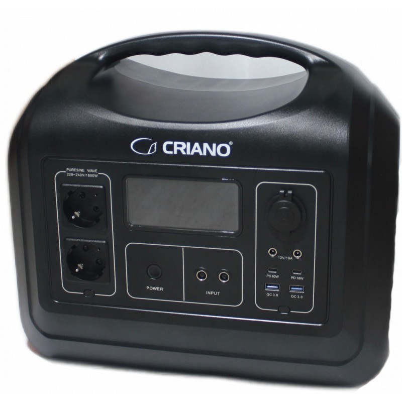 Statie acumulator portabil pentru incarcare electrica LongLife, LiFePO4, Generator Solar Power Station - 1800W, 1488Wh - CNO-PS1