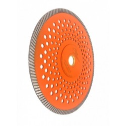 Disc diamantat pentru taiat Granit, Piatra, Beton armat, Materiale dure TURBO Laser 230x25,4mm (cu inel reductor de 22,23mm) SUP