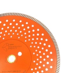 Disc diamantat pentru taiat Granit, Piatra, Beton armat, Materiale dure TURBO Laser 300x25,4mm (cu inel reductor de 20mm) SUPER