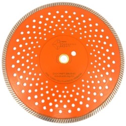 Disc diamantat pentru taiat Granit, Piatra, Beton armat, Materiale dure TURBO Laser 350x25,4mm (cu inel reductor de 20mm) SUPER