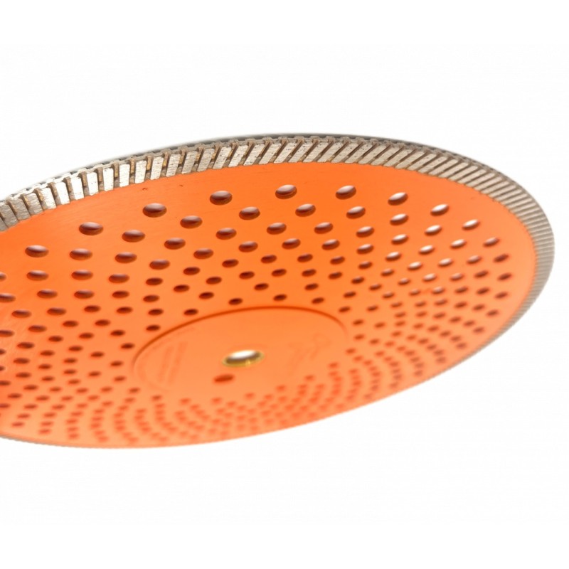 Disc diamantat pentru taiat Granit, Piatra, Beton armat, Materiale dure TURBO Laser 350x25,4mm (cu inel reductor de 20mm) SUPER