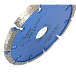 Disc diamantat pentru taiere de rosturi de dilatare in Beton si Sapa 125x22,2mm cu grosime de 6,4mm Standard Profesional - BlueL