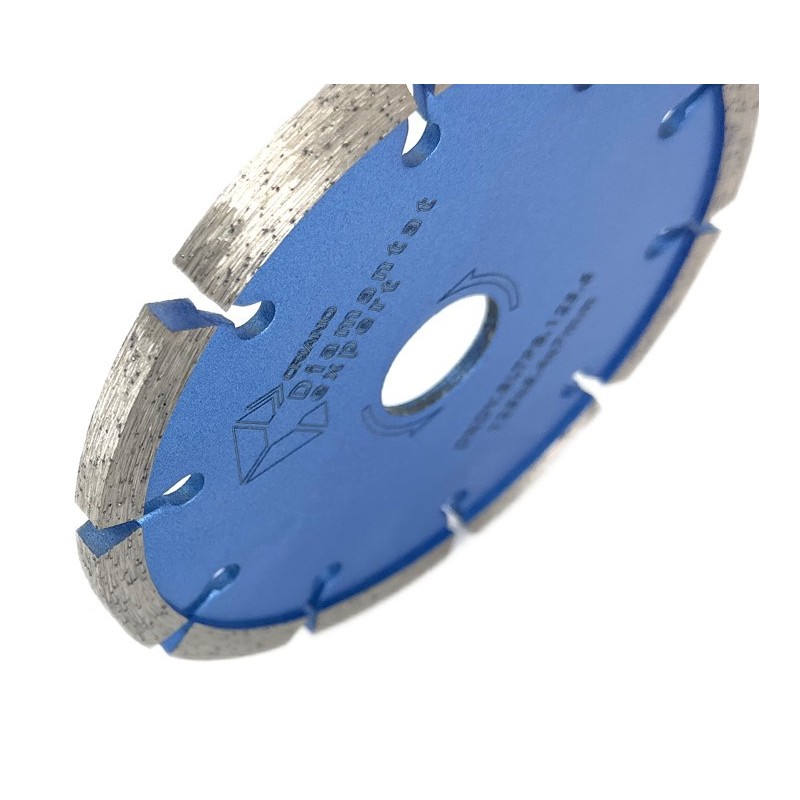 Disc diamantat pentru taiere de rosturi de dilatare in Beton si Sapa 125x22,2mm cu grosime de 6,4mm Standard Profesional - BlueL