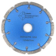 Disc diamantat pentru taiere de rosturi de dilatare in Beton si Sapa 125x22,2mm cu grosime de 8mm Standard Profesional - BlueLin