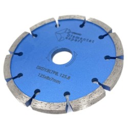 Disc diamantat pentru taiere de rosturi de dilatare in Beton si Sapa 125x22,2mm cu grosime de 8mm Standard Profesional - BlueLin
