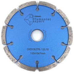 Disc diamantat pentru taiere de rosturi de dilatare in Beton si Sapa 125x22,2mm cu grosime de 10mm Standard Profesional - BlueLi