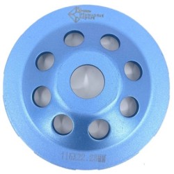 Disc cupa diamantata pentru slefuire Beton/Abrazive 115x22,2mm Standard Profesional - BlueLine - DXDY.BLEC.115 Disc cupa diamantata pentru slefuire Beton/Abrazive 115x22,2mm Standard Profesional - BlueLine - DXDY.BLEC.115