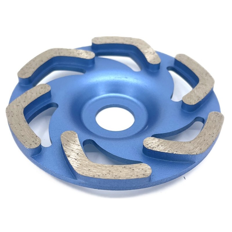 Disc cupa diamantata forma L pentru slefuire Beton/Abrazive 115x22,2mm Standard Profesional - BlueLine - DXDY.BLLC.115