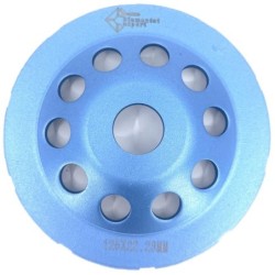Disc cupa diamantata pentru slefuire Beton/Abrazive 125x22,2mm Standard Profesional - BlueLine - DXDY.BLEC.125