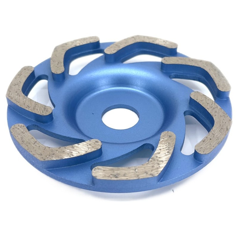 Disc cupa diamantata forma L pentru slefuire Beton/Abrazive 125x22,2mm Standard Profesional - BlueLine - DXDY.BLLC.125