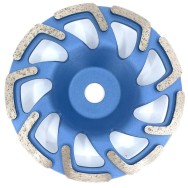 Disc cupa diamantata forma L pentru slefuire Beton/Abrazive 180X22,2mm Standard Profesional - BlueLine - DXDY.BLLC.180