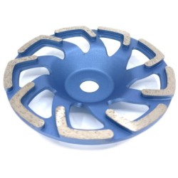 Disc cupa diamantata forma L pentru slefuire Beton/Abrazive 180X22,2mm Standard Profesional - BlueLine - DXDY.BLLC.180