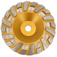 Disc cupa diamantata cu dinti alternativi pentru slefuire rapida de Beton si Abrazive 180mmx22,2mm PREMIUM - DXDY.PLCC.180