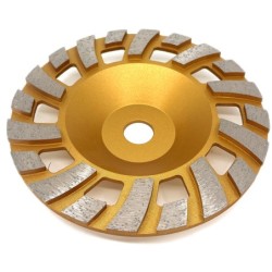 Disc cupa diamantata cu dinti alternativi pentru slefuire rapida de Beton si Abrazive 180mmx22,2mm PREMIUM - DXDY.PLCC.180