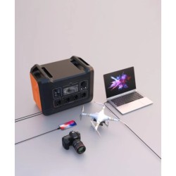 Statie acumulator portabil pentru incarcare electrica LongLife, LiFePO4, Generator Solar Power Station - 2400W, 2232Wh - CNO-PS2