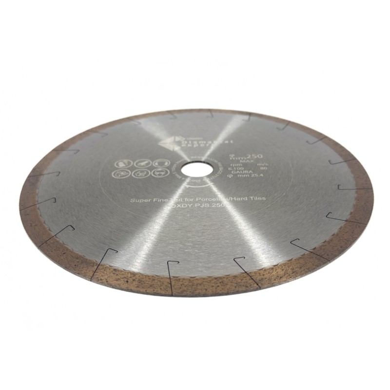 Disc DiamantatExpert pt. Taieri Extra Fine in Portelan Dur 250x25.4 (mm) Ultra Premium - DXDY.PJS.250.25
