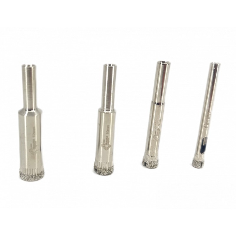 Carota diamantata WETDrill 10 mm - gaurire cu apa pt. portelan, faianta, gresie etc. - Profesional Standard. - DXDY.WETDrill.10