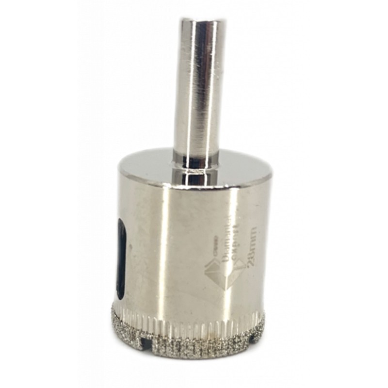 Carota diamantata WETDrill 28mm - gaurire cu apa pt. portelan, faianta, gresie etc. - Profesional Standard. - DXDY.WETDrill.28