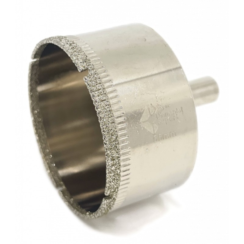 Carota diamantata WETDrill 55mm - gaurire cu apa pt. portelan, faianta, gresie etc. - Profesional Standard. - DXDY.WETDrill.55