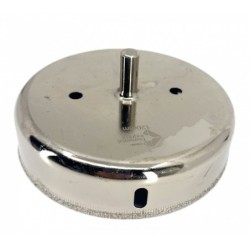 Carota diamantata WETDrill 120mm - gaurire cu apa pt. portelan, faianta, gresie etc. - Profesional Standard. - DXDY.WETDrill.120